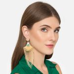 Buy Ferosh Zarmina Red Beaded Earrings - Purplle