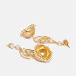 Buy Ferosh Ibriz Pearl Jhumki Earrings - Purplle