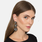 Buy Ferosh Designer Zwart Drop Earrings - Purplle