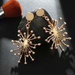 Buy Ferosh Aoife Gold Pearl Earrings - Purplle