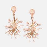 Buy Ferosh Aoife Gold Pearl Earrings - Purplle
