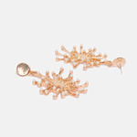 Buy Ferosh Aoife Gold Pearl Earrings - Purplle