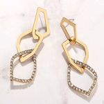 Buy Ferosh Rayie Intertwined Golden Earrings - Purplle