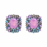 Buy Ferosh Roseus Stud Earrings - Purplle