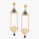 Buy Ferosh Jozette Gold Ethnic Earrings - Purplle