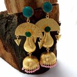 Buy Ferosh Zivar Drop Jhumki Earrings - Purplle