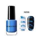 Buy NICOLE DIARY 1 Bottle Nail Stamping Polish Varnish Colorful Nail Art Plate Printing Polish Lacquer Manicure Nail Art Varnish (ND06) (6 ml) - Purplle