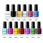 Buy NICOLE DIARY 1 Bottle Nail Stamping Polish Varnish Colorful Nail Art Plate Printing Polish Lacquer Manicure Nail Art Varnish (ND10) (6 ml) - Purplle