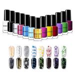 Buy NICOLE DIARY 1 Bottle Nail Stamping Polish Varnish Colorful Nail Art Plate Printing Polish Lacquer Manicure Nail Art Varnish (ND10) (6 ml) - Purplle