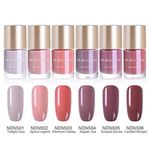 Buy NICOLE DIARY Nail Polish Nude Series Varnish Polish Quick Dry Eco-friendly Nail Art Lacquer (NDNS01 - Twilight Grey) (9 ml) - Purplle