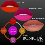 Buy Bonjour Paris Go-Creative Dual Lipstick - Red/Coral (4.2 g) - Purplle