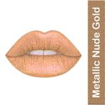 Buy Bonjour Paris Metallic Shine Lipstick (Metallic Nude Gold) (4.2 g) - Purplle
