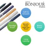 Buy Bonjour Paris Metallic Eye Pencil - Jumbo Pack (10.8 g) - Purplle
