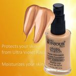 Buy Bonjour Paris Photo Match Invisible Foundation - Fair To Wheatish Skin (30 ml) - Purplle