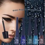 Buy Bonjour Paris Insta Dramatic Liquid Eye Liner :- Aqua Blue (5 ml) - Purplle