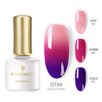 Buy BORN PRETTY Thermal Nail Gel Polish 3 in 1 Temperature Color Changing Nail Art Soak Off UV Gel Varnish Long Lasting Gel (BP-DT04) (6 ml) - Purplle