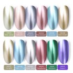 Buy BORN PRETTY Nail Gel Polish Mirror Metal Effect Soak Off UV Gel Nail Polish Nail Art Manicure Varnish Gel Lacquers (BP-MW01) (6 ml) - Purplle