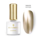 Buy BORN PRETTY Nail Gel Polish Mirror Metal Effect Soak Off UV Gel Nail Polish Nail Art Manicure Varnish Gel Lacquers (BP-MW06) (6 ml) - Purplle