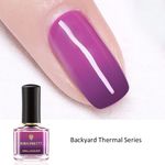 Buy BORN PRETTY Thermal Nail Polish Temperature Color Changing Nail Art Varnish Lacquer Manicure Design Nail Art Polish (BP-BT08) (6 ml) - Purplle