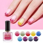 Buy BORN PRETTY Thermal Nail Polish Temperature Color Changing Nail Art Varnish Lacquer Manicure Design Nail Art Polish (BP-BT08) (6 ml) - Purplle