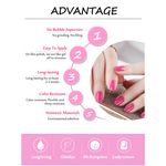Buy Gelfavor Nail Polish Hybrid varnish French Manicure UV Led Gel Nail Polish Nail Art base top Primer Temperature color change (GF-T07) (7 ml) - Purplle