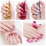 Buy ISHOWTIENDA Metallic Nail Polish Magic Mirror Effect Chrome Nail Art Polish Varnish (IS-10) (18 ml) - Purplle