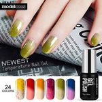 Buy Modelones Fashion Color Thermal Gel Polish UV Led Change Color Temperature Nail Gel Polish DIY Glitter Nail Polish (MS-8311) (7 ml) - Purplle
