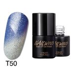 Buy NAILWIND Temperature Changing Chameleon Gel Nail Polish UV Soak-Off Semi White Vernis Permanent Gel Varnishes Nail Art (NW-T50) (7 ml) - Purplle