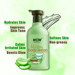 Buy WOW Skin Science Aloe Vera Ultra Light Hydration Body Lotion (300 ml) - Purplle