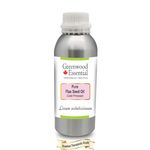 Buy Greenwood Essential Pure Flax Seed Oil (Linum usitatissimum) 100% Natural Therapeutic Grade Cold Pressed (630 ml) - Purplle