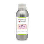 Buy Greenwood Essential Pure Flax Seed Oil (Linum usitatissimum) 100% Natural Therapeutic Grade Cold Pressed (630 ml) - Purplle