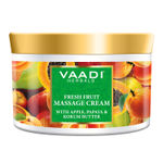 Buy Vaadi Herbals Fresh Fruit Massage Cream With Apple Papaya & Kukum Butter (500 g) - Purplle