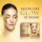 Buy Lotus Herbals Radiant Gold Cellular Glow Facial Kit 4 in 1 | With 24K Gold leaves | For Skin Glow | All Skin Types | 4x37g - Purplle
