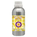 Buy Deve Herbes Pure Cranberry Seed Oil (Vaccinium macrocarpon) Natural Therapeutic Grade Cold Pressed 630ml - Purplle