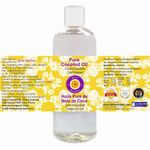 Buy Deve Herbes Pure Coconut Oil (Cocos nucifera) 100% Natural Therapeutic Grade Cold Pressed (200 ml) - Purplle