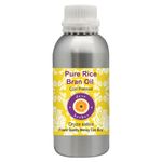 Buy Deve Herbes Pure Rice Bran Oil (Oryza sativa) Natural Therapeutic Grade Cold Pressed 1250ml - Purplle