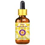 Buy Deve Herbes Pure Avocado Oil (Persea americana) with Glass Dropper 100% Natural Therapeutic Grade Cold Pressed (15 ml) - Purplle