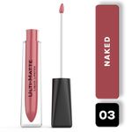 Buy Bella Voste I ULTI-MATTE LIQUID LIPSTICK I Silky Smooth & Light Weight Texture I Full Coverage With Pure Matte finish I NAKED (03) - Purplle