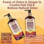 Buy WishCare Onion Ginger Shampoo - Energizing Formula - Paraben and Sulphate Free Shampoo (300 ml) - Purplle