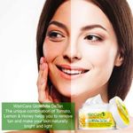 Buy WishCare GloWhite DeTan Tan Removal and Skin Brightening Cream - Enriched with Natural Tomato, Lemon & Honey (100 g) - Purplle