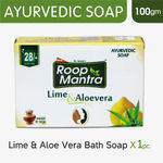Buy Roop Mantra Lime & Aloevera Soap (100 g) Ayurvedic Bath Soap - Purplle