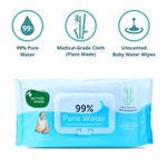 Buy Mother Sparsh 99 % Pure Water (Unscented) Baby Wipes - 72 Pieces - Purplle