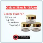 Buy Avnii Organic's Cosmetics Shan Jars, Capacity , with Very Beautiful Gold Lids, For Lip Balms, DIY Skin Care, Pack Of 8 (15 g) - Purplle