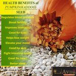 Buy Avnii Organic's 100% Organic & Pure Pumpkin Seeds, Good For Hair And All Skin Types, (200 g) - Purplle