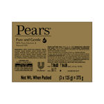 Buy Pears Pure & Gentle Soap Bar (3 x 125 g) - Purplle