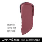 Buy Lakme Absolute Matte Melt Liquid Lip Color - Vintage Pink (6 ml) - Purplle