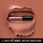 Buy Lakme Absolute Matte Melt Liquid Lip Color - Peach Rose (6 ml) - Purplle