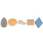 Buy Paco Milano - Paris 5 in 1 Professional Multi Shape Sponge Makeup Beauty Blenders colour/shape/size may vary - Purplle