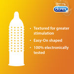Buy Durex Condoms, Extra Dots- 10s - Purplle