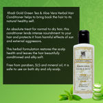 Buy Khadi Gold Green Tea & Aloevera Herbal Hair Conditioner - Sls & Paraben Free (210 ml) - Purplle